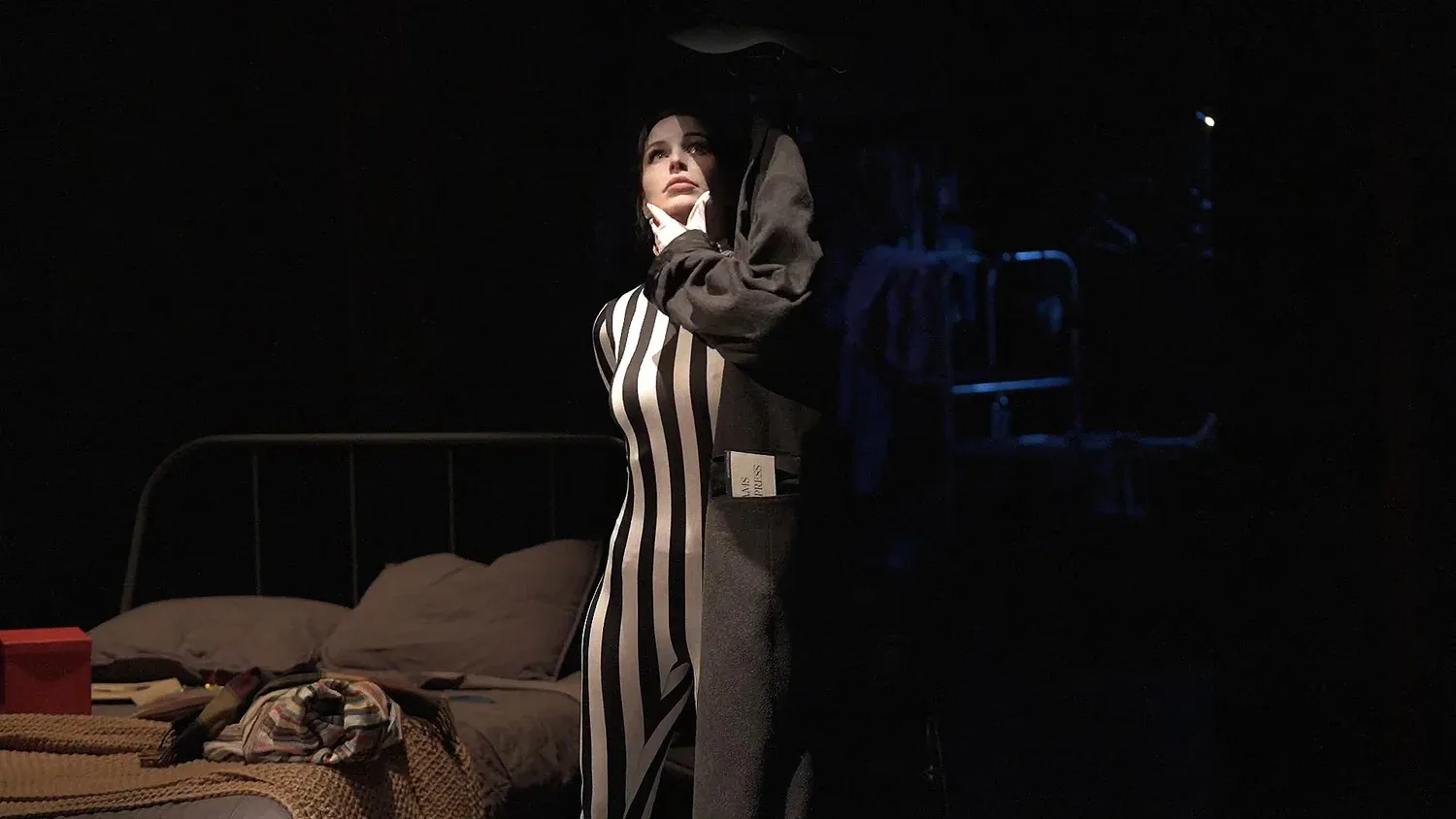 A moment from a Classics Department production.