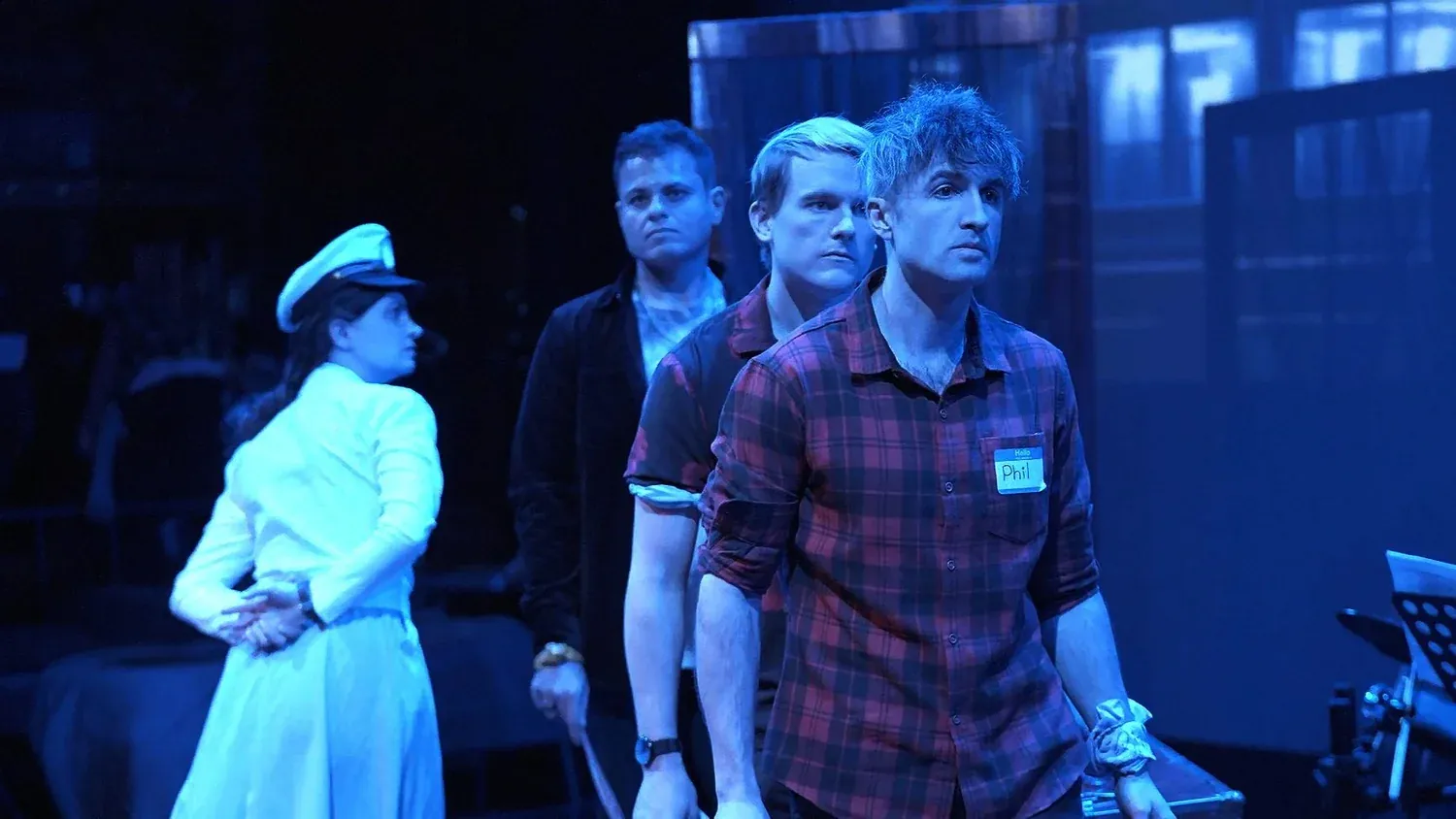 A moment from a Classics Department production.